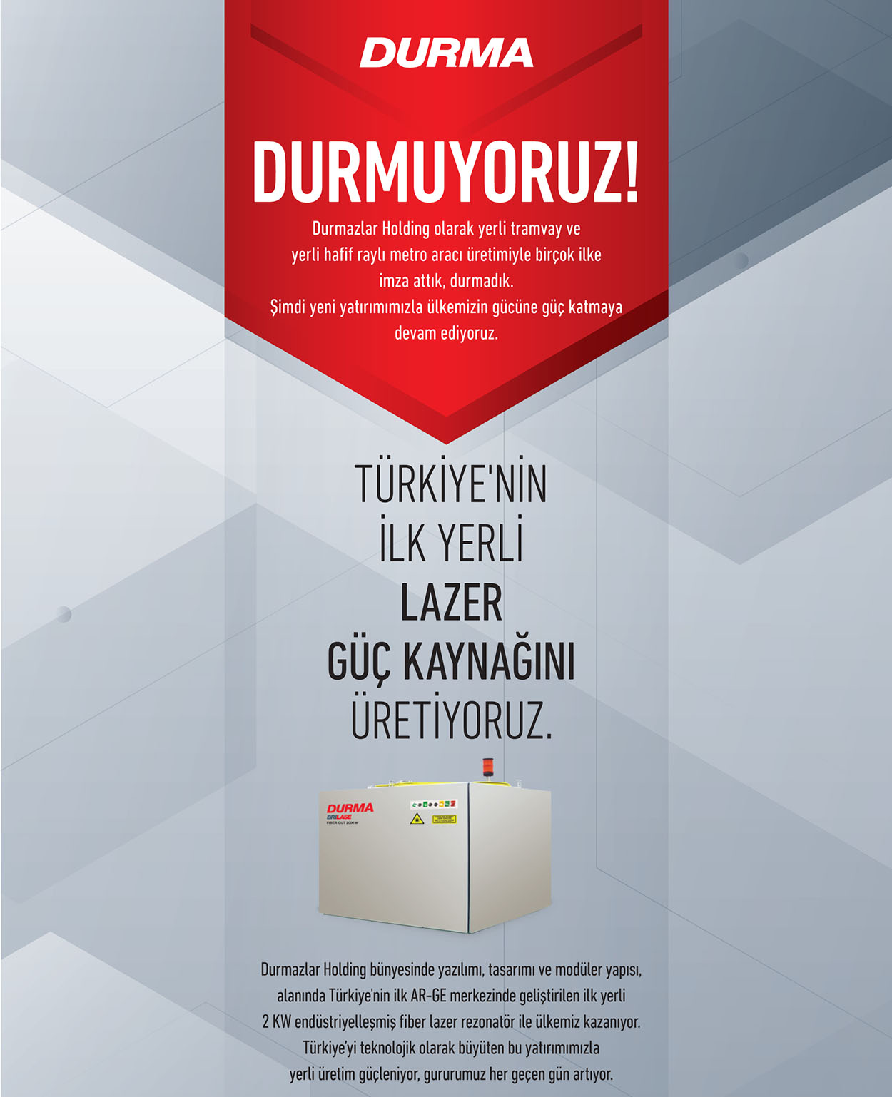 Türkiye'nin ilk yerli #LAZER güç kaynağı üretimi